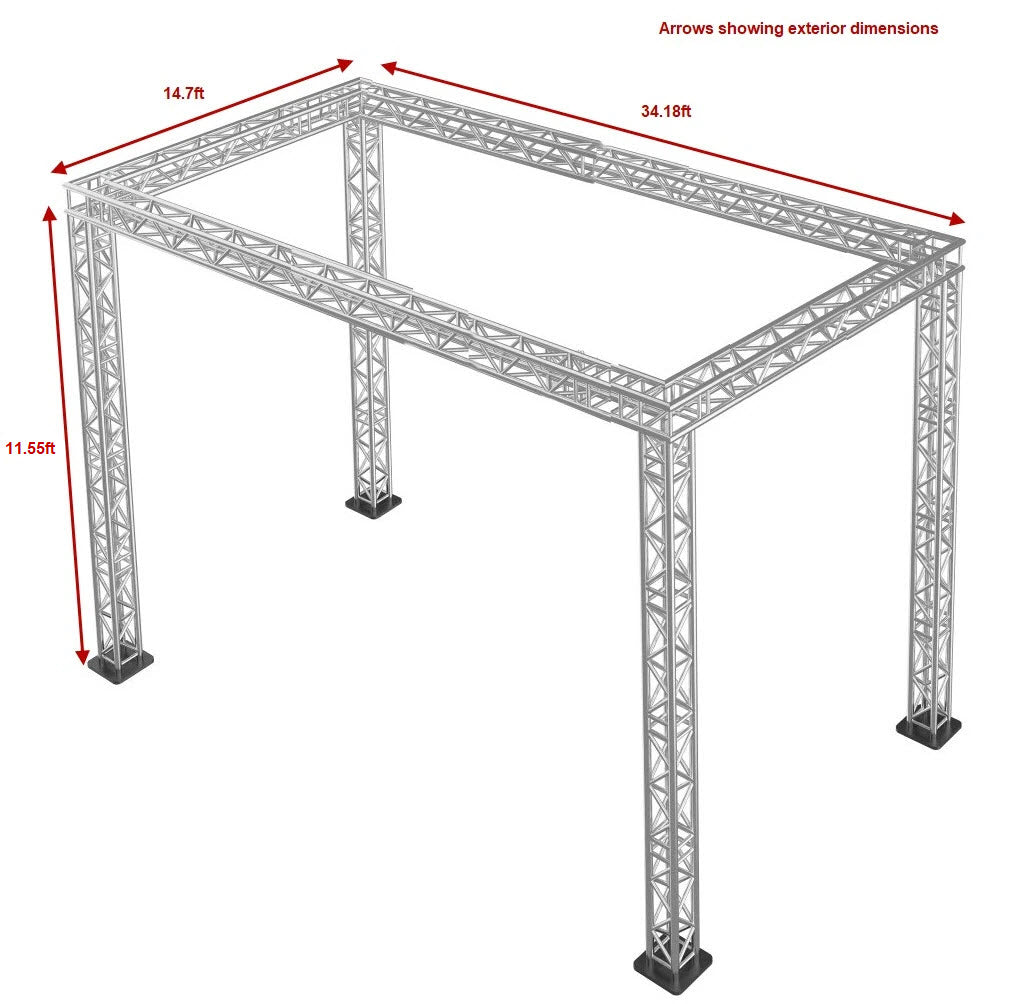 Trussing for Stage Packages - 11.55 Ft High
