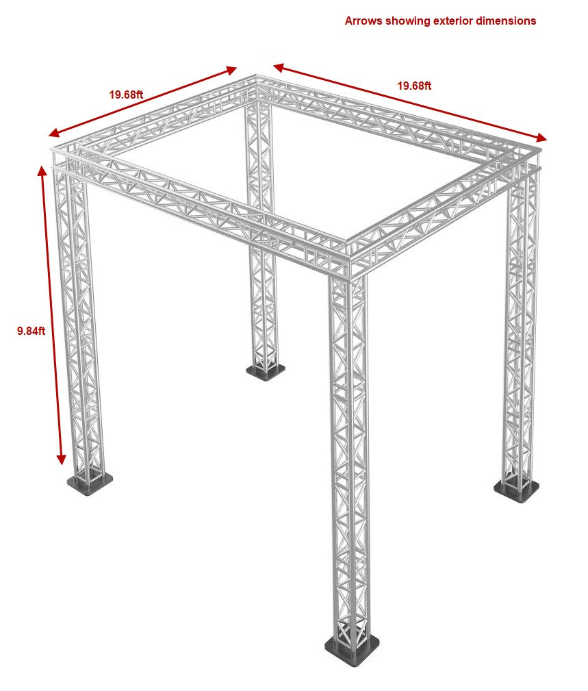 Trade Show Square Truss Packages – 9.84 ft High