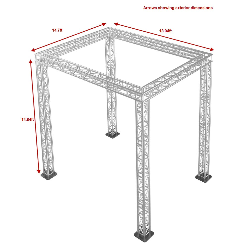 Trussing for Stage Packages - 14.84 Ft High