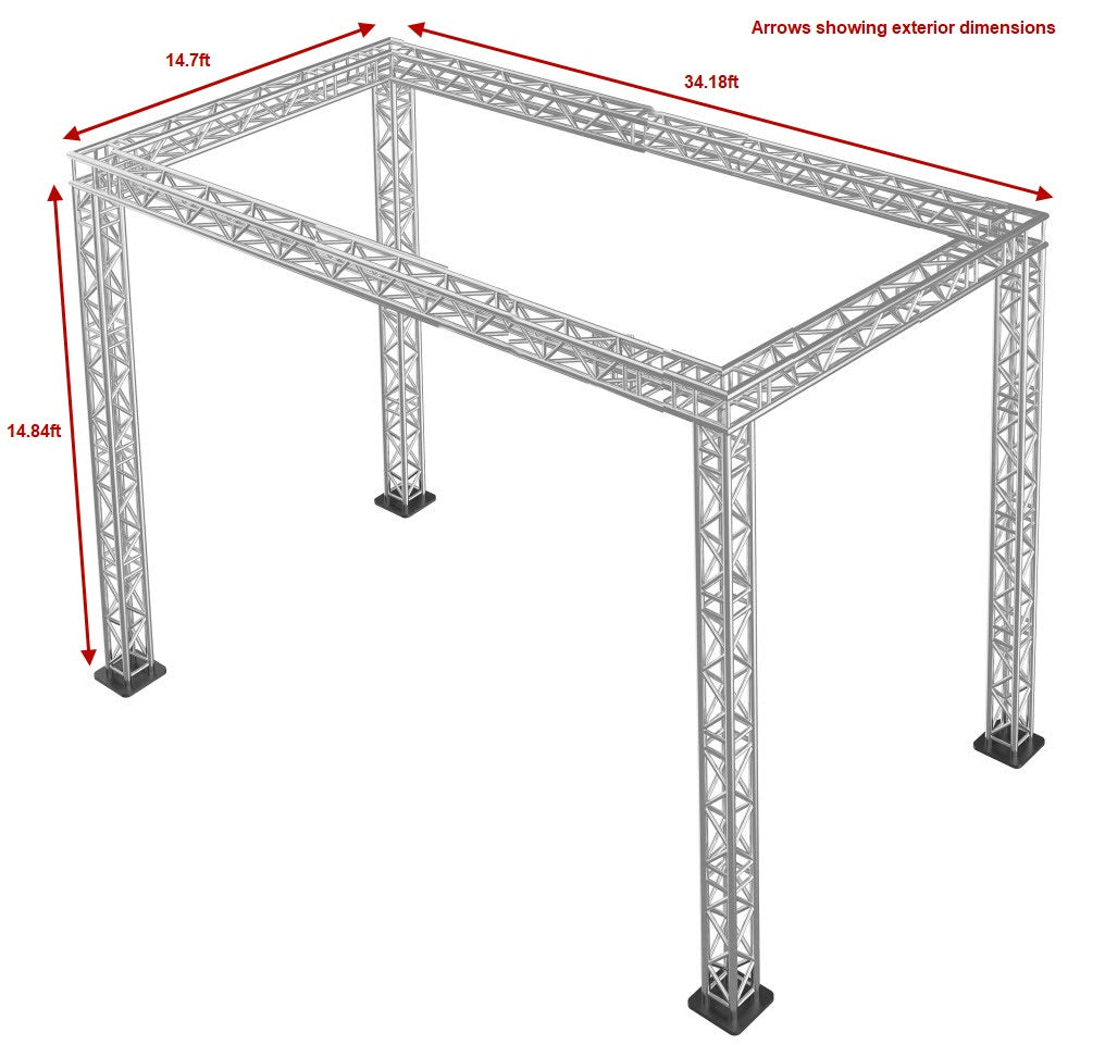 Trussing for Stage Packages - 14.84 Ft High
