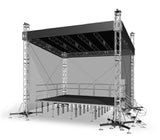 ProFlex Straight Shape Roof system, 390mm (15.35") Square  Truss Construction. Canopy and Walls included.