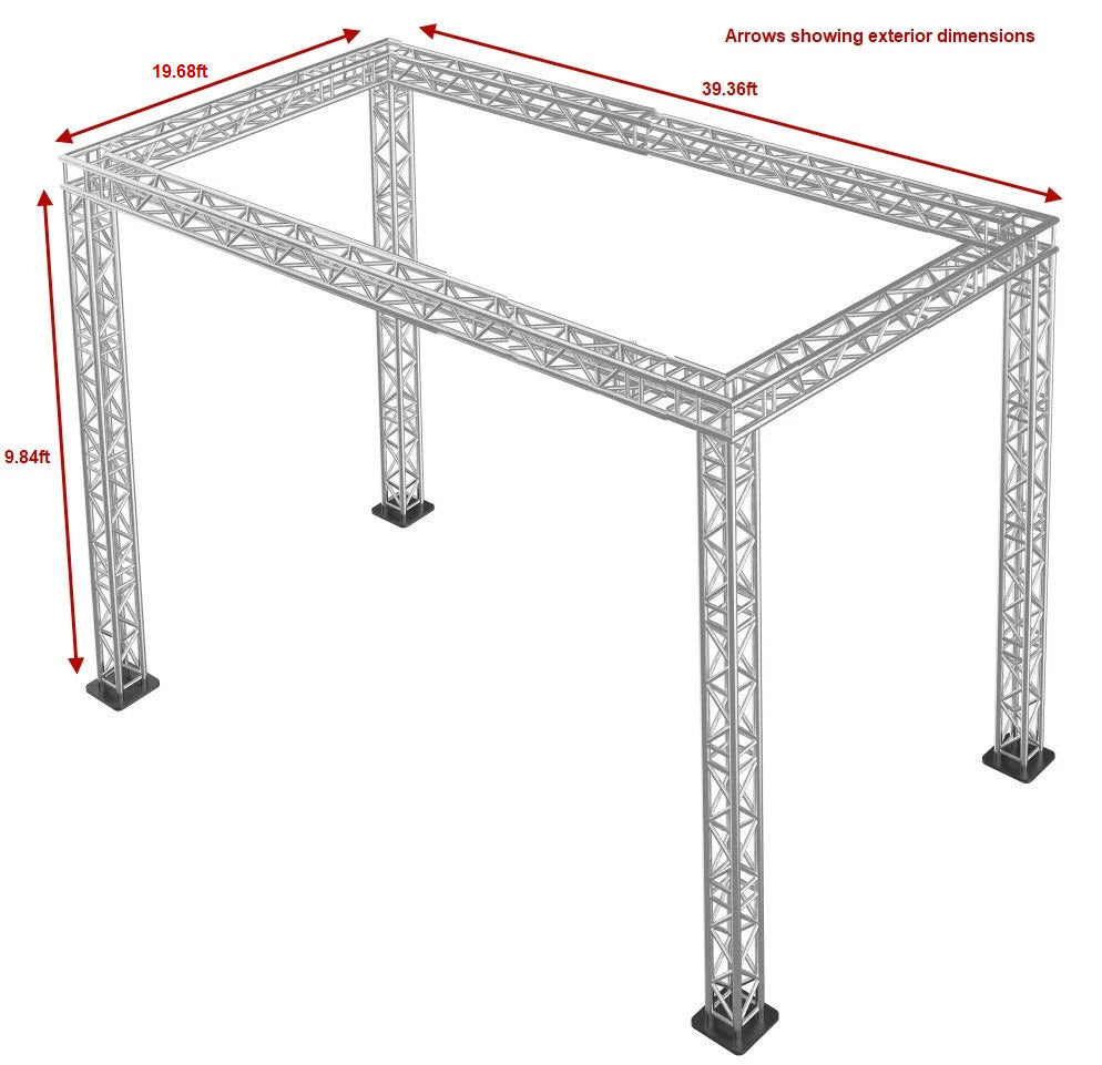 Trade Show Square Truss Packages – 9.84 ft High