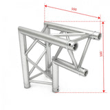 F34 Triangle Truss -  2 Way 90˚ Horizontal Corner