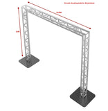 GOALIE POST 20FT X 10FT Triangle Truss Package