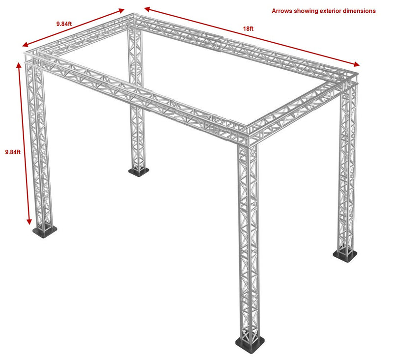 Trade Show Square Truss Packages – 9.84 ft High