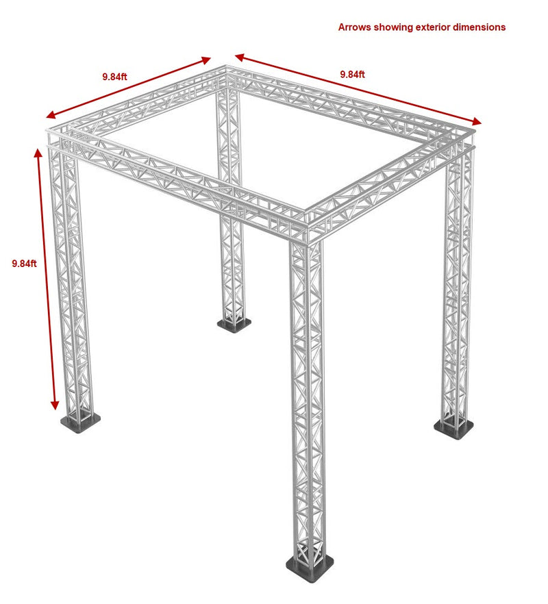 Trade Show Square Truss Packages – 9.84 ft High