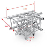 F34 Square Box Truss - 4 Way T Junction