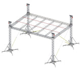 ProFlex Straight Shape Roof system, 390mm (15.35") Square  Truss Construction. Canopy and Walls included.