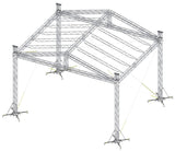 ProFlex Gable Shape Roof system,  390mm (15.35") Square  Truss Construction. Canopy and Walls included.